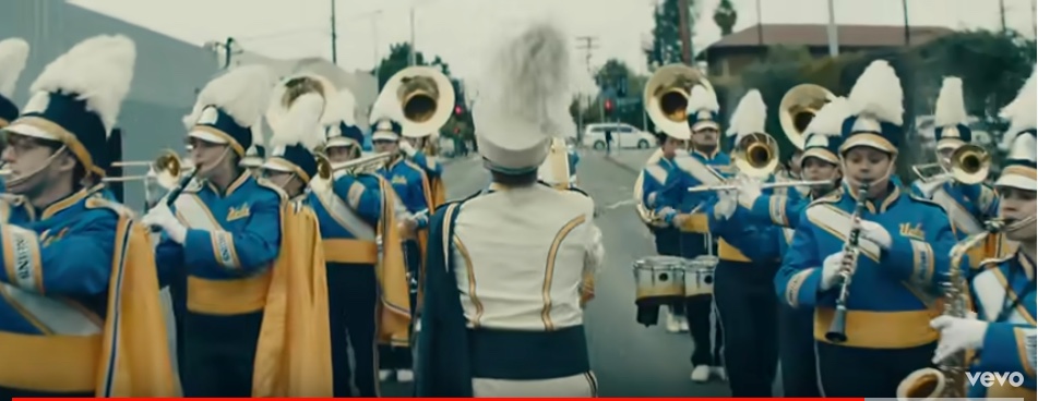 Jade McVay as the Drum Major