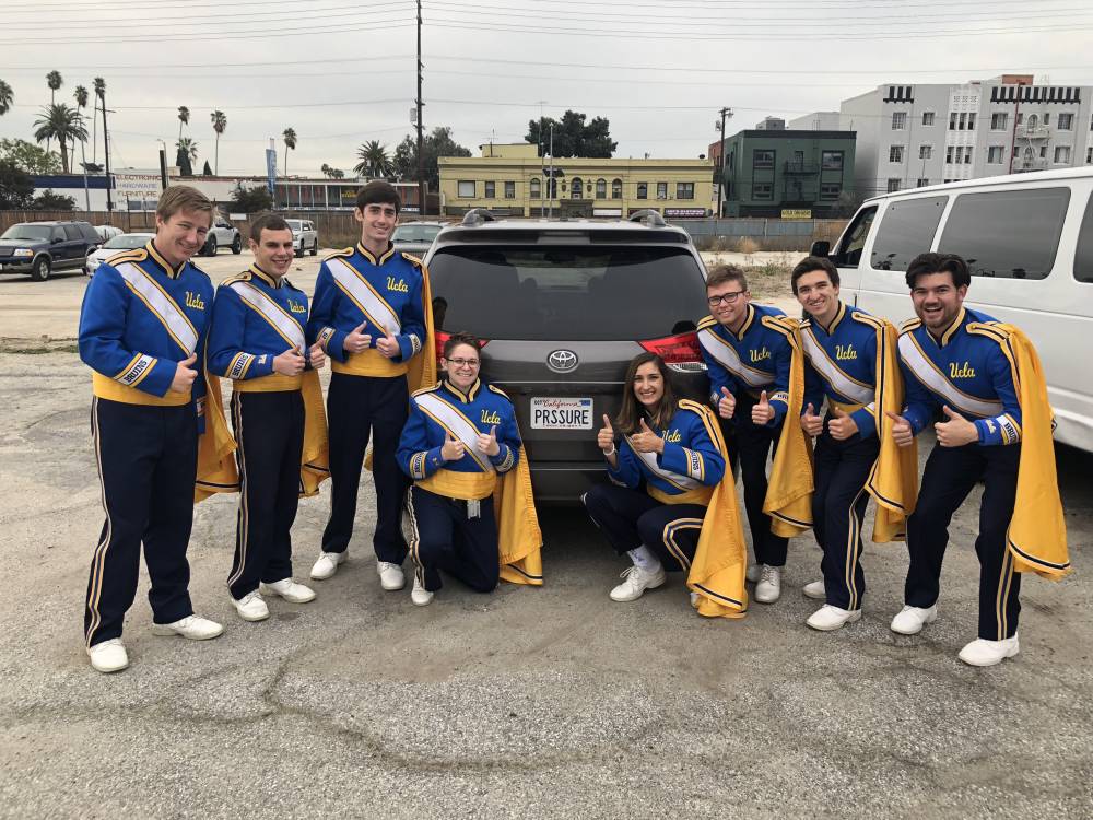 "Pressure" veterans with GH new license plate before the shoot