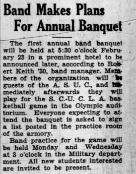 1929 02 15 Band makes plans for annual banquetx