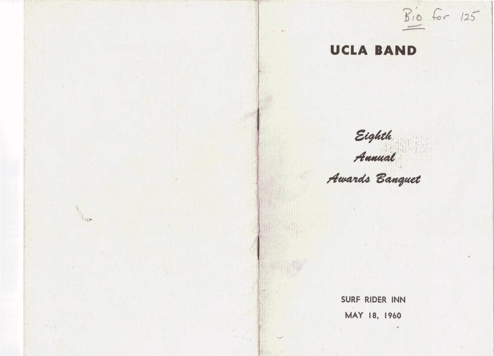 1960 Band Banquet 1