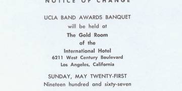 1967 Band Banquet