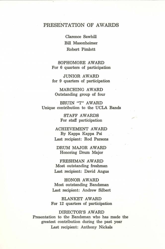 1969 Band Banquet 6