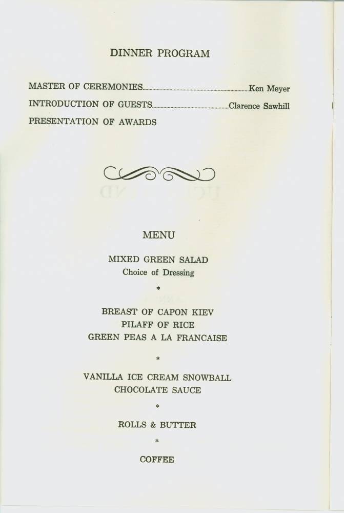 1970 banquet program 2 53070