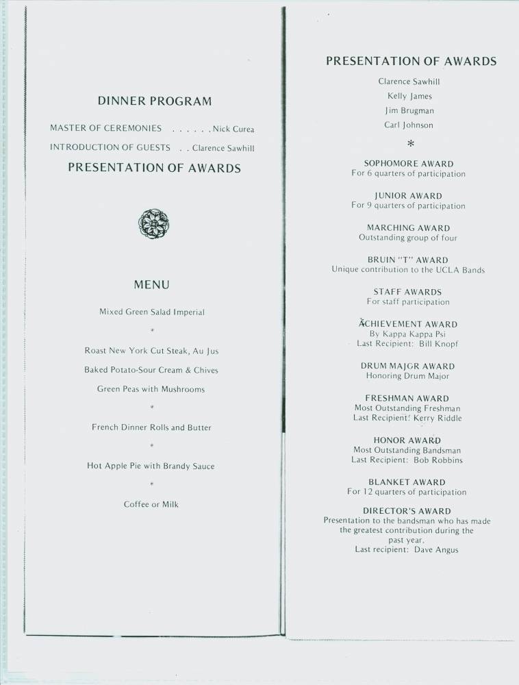 1972 527 Program Awards Banquet 2