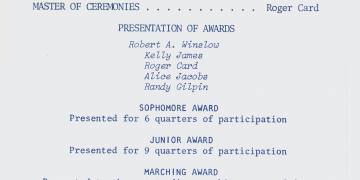 1975 Band Banquet