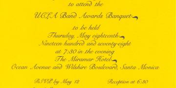 1979 Band Banquet