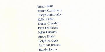 1984 Band Banquet