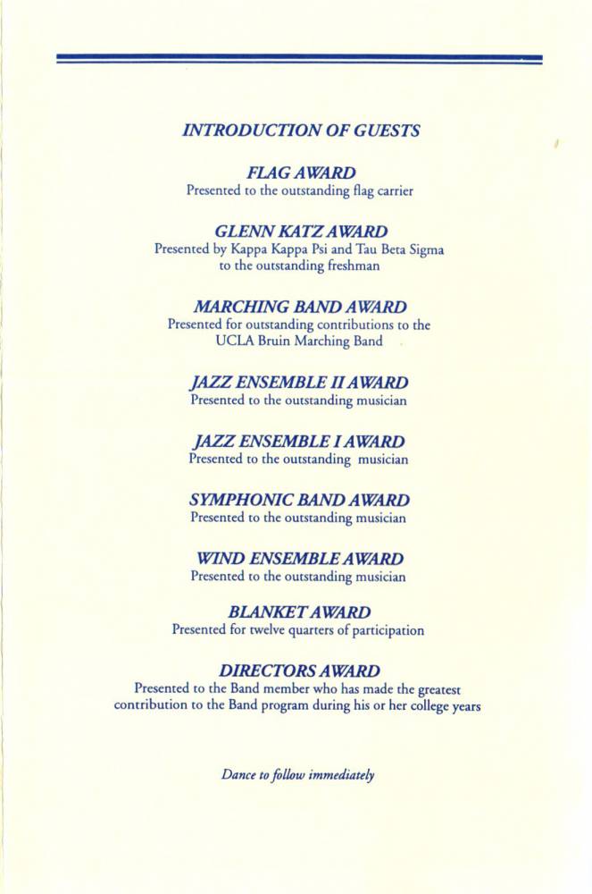 1993-1994 Band Banquet 1b