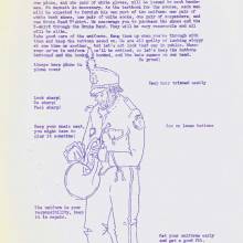 Uniform drawing, 1955 Band Manual