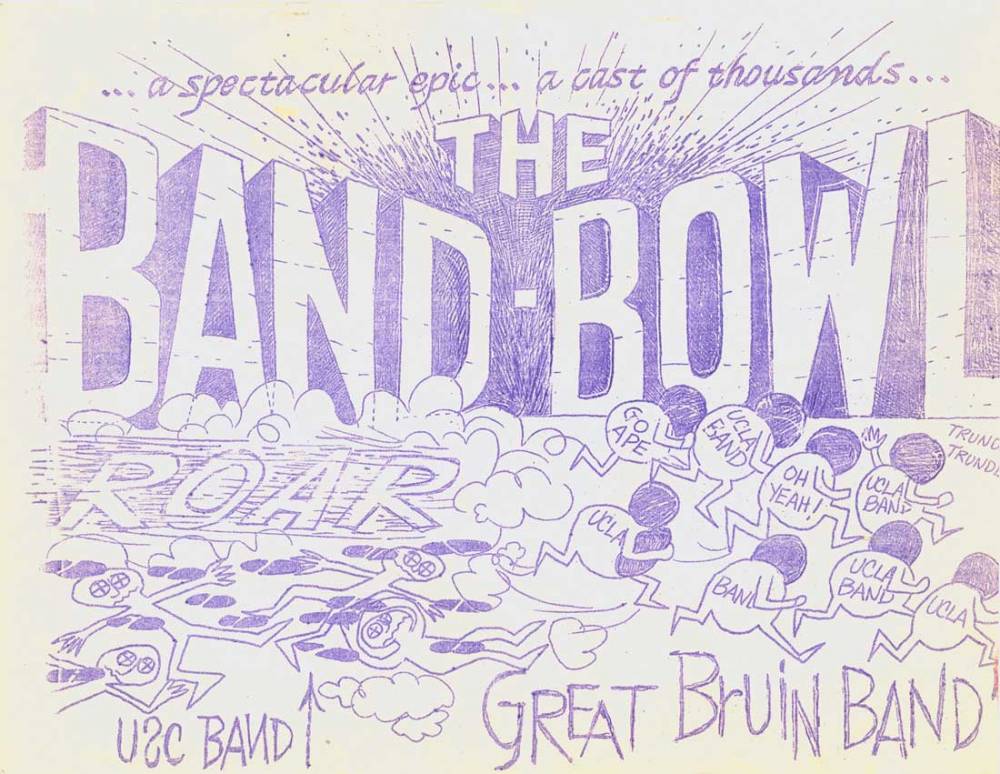 Band Bowl cartoon, 1959