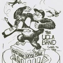 1976 Rose Bowl cartoon, January 1, 1976