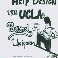 Help Design Band Uniforms cartoon, 1976