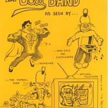 "The UCLA Band as seen by..." cartoon, 1978