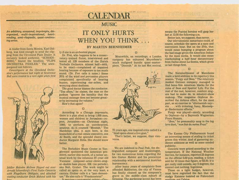 Calendar cartoons page 1, August 31, 1980