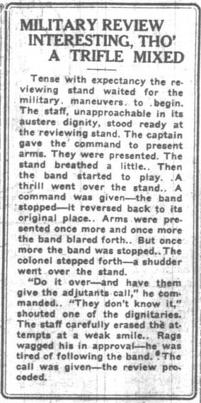 ROTC Military Review, October 21, 1921 