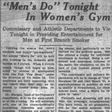 Pep Band at Men's Do (athletic competition), October 9, 1923