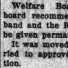 Student council minutes - Welfare Board gives Pep Band permanent recognition. May 1, 1926 