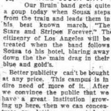 Lantern column - "What Will Sousa Say?" November 8, 1928