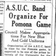 New uniforms article, September 28, 1928