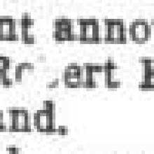 Student Council MInutes - Robert Keith as Band Manager, November 13, 1928