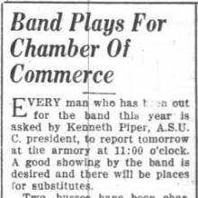 Biltmore Hotel gig, October 31, 1928