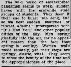 Band vignette, March 19, 1929