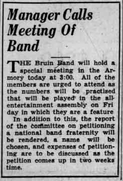 Manager calls meeting, March 20, 1929