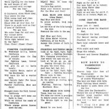 "Songs every Bruin should sing," March 28, 1934