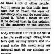 "Gershwin echoes" letter, November 3, 1937