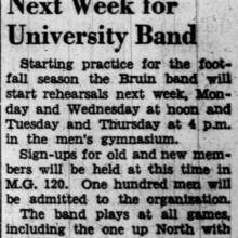 Sign-ups held next week, September 16, 1938