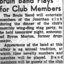 Band plays for Jonathan Club members, March 17, 1942