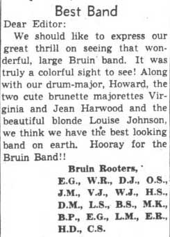 "Best Band," November 11,1942