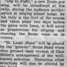 Iowa rally, "St. Louis Blues" played. September 23, 1947