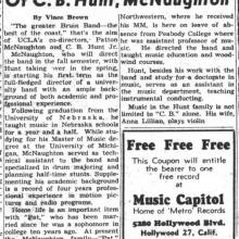 "Greatest Bruin Band" aim of directors, October 10, 1947