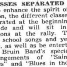 Bruin performs "Saint Louis Blues" and "Blues in the Night" at parade/rally, September 22, 1948 