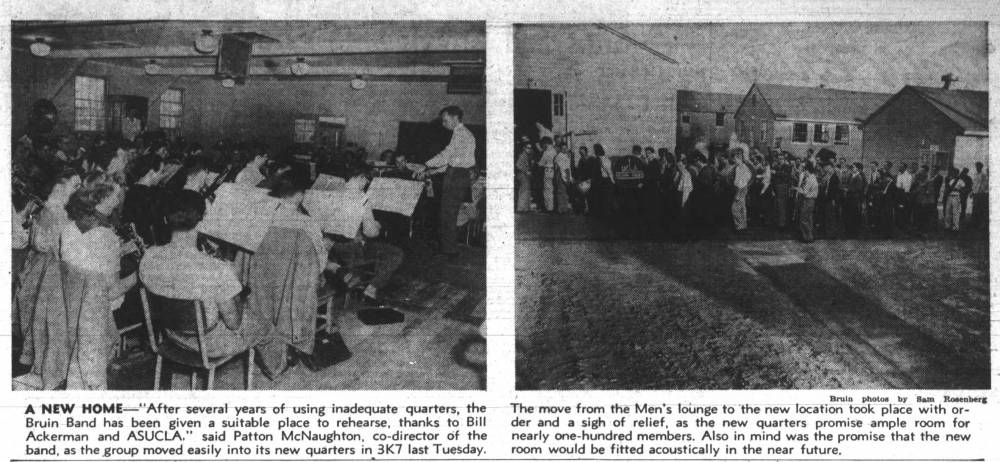 Rehearsal photos in new building, February 26,1948