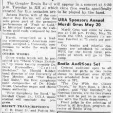 Johana and Roy Harris "Specially Created Works," May 9,1949