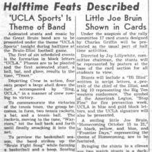 "UCLA Sports" show, October 13, 1950
