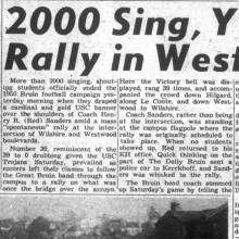 Spontaneous rally in Westwood, November 28, 1950
