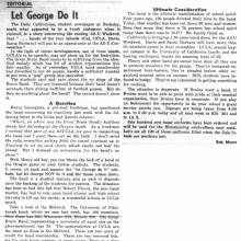 Editorial urging more support for Band, October 26, 1951