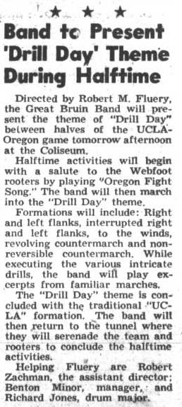 "Drill Day" show, October 19, 1951