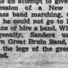 Band appears in student film by Dennis Sanders, February 19, 1952