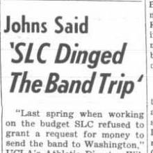 Summary of Washington trip dispute, October 12, 1960