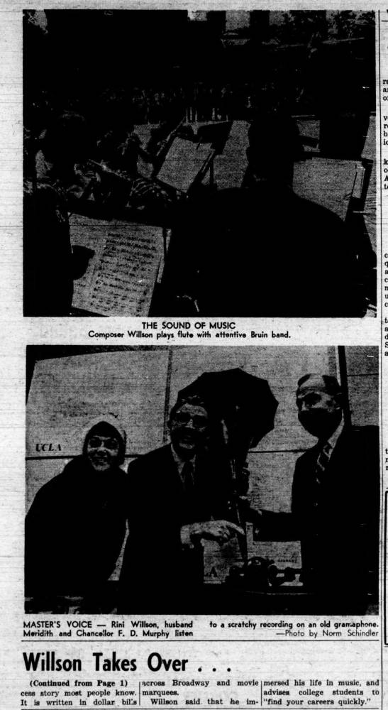 Meredith Willson takes over, page 2 of 2, March 31, 1965