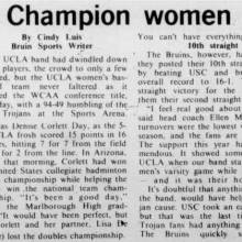 Band stays for women's basketball game, March 7, 1977