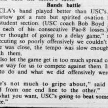 "Bands battle," January 31, 1977
