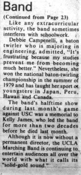 Band feature, 2 of 2, December 2, 1981