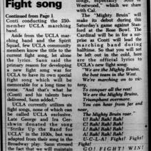 Premiere of "Mighty Bruins," 2 of 2, October 4 ,1984