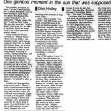 Don Holley viewpoint, "Mighty Bruins" lyricist, 1 of 2. September 30, 1987