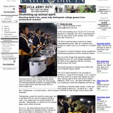 2006 Drumming up school spirit - THE DAILY BRUIN ONLINE